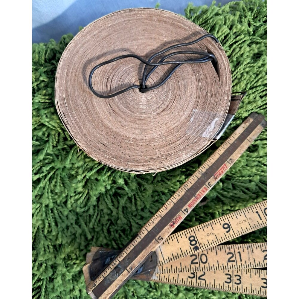 Vintage Measuring Tape Set Lufkin Rule Co. Wood Folding Ruler 72", Roll 100 Ft - Picture 4 of 7